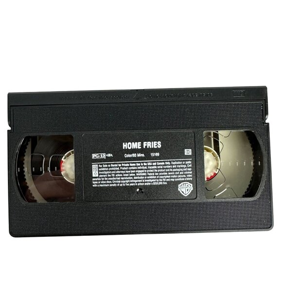 Home Fries VHS 1998 Drew Barrymore Luke Wilson PG-13 Romantic Comedy Warner Bros - Picture 3 of 8